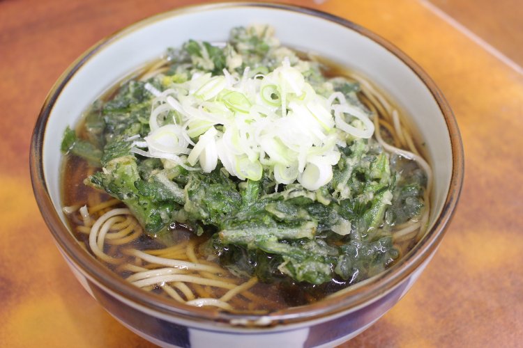 春菊天そばは420円。
