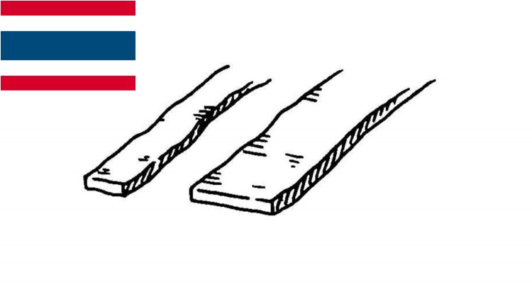 センレック：幅3～5mm。センヤイ：幅10～15mm。