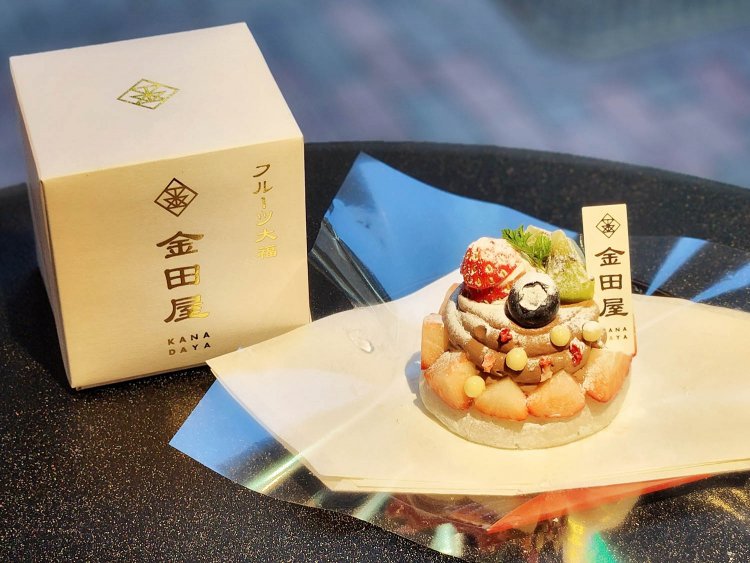 クリスマス大福1200円。※2022年クリスマス期間限定。