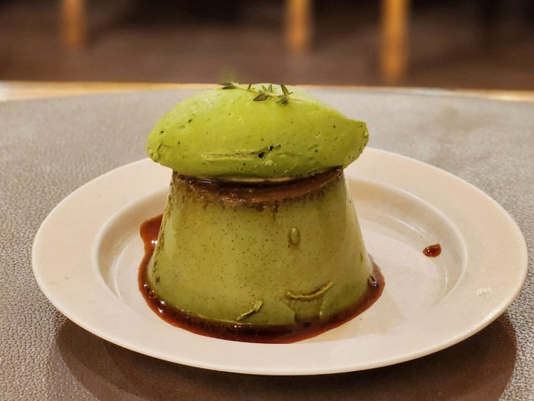 抹茶プリン 520円。