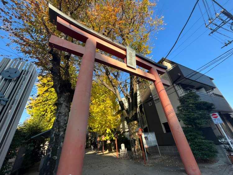 鳥居をくぐってまっすぐ進むと本殿がある。