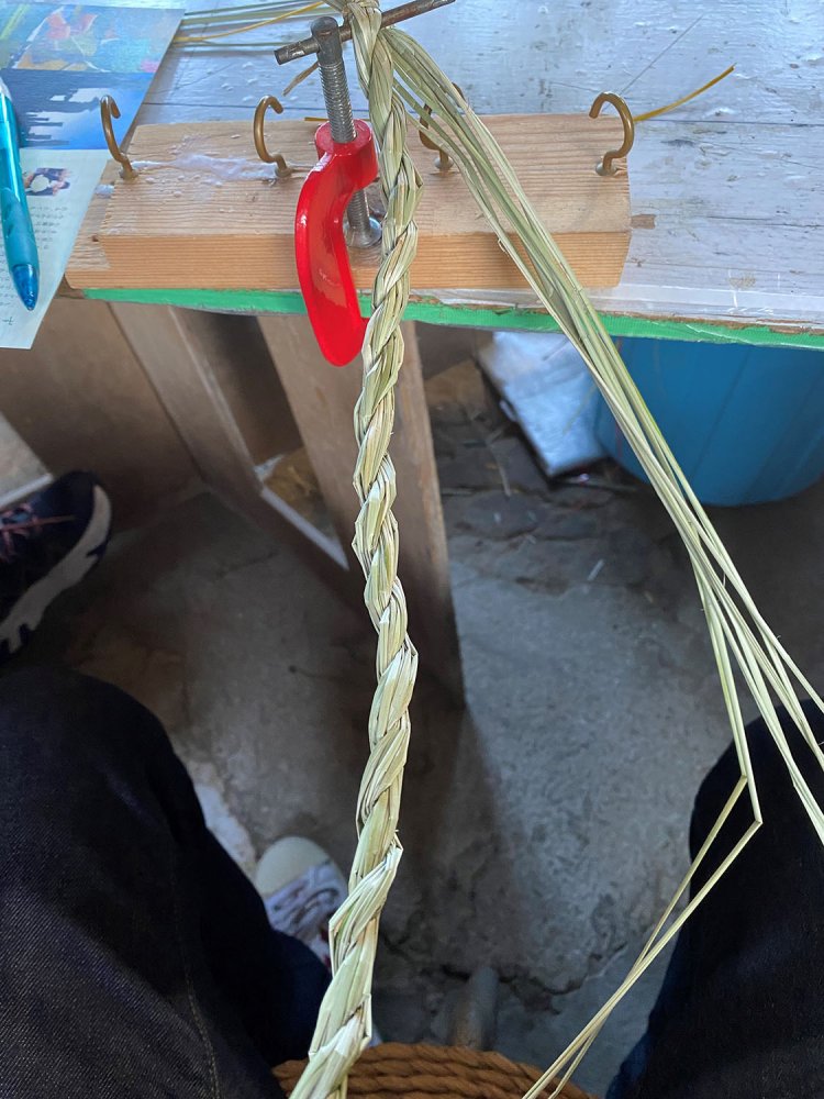 正月飾りづくり2