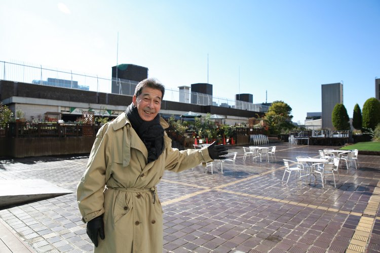 東急百貨店本店の屋上にて。2022年11月撮影。