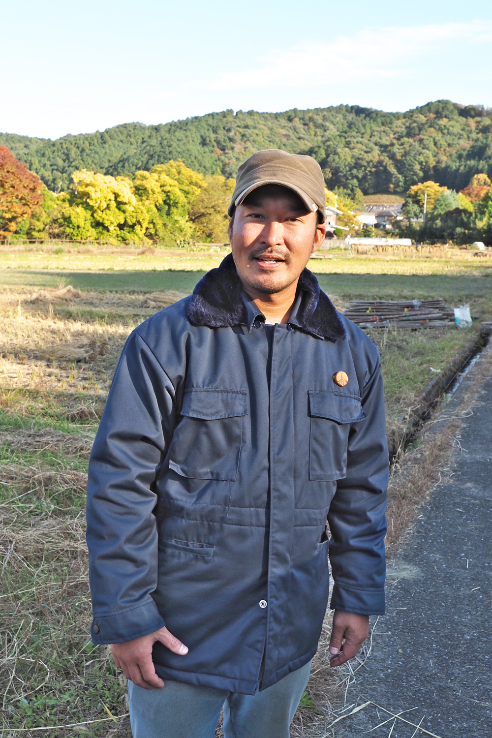 岐阜県出身の坂本浩史朗さん。農業は始めるまではまったくの素人だった。