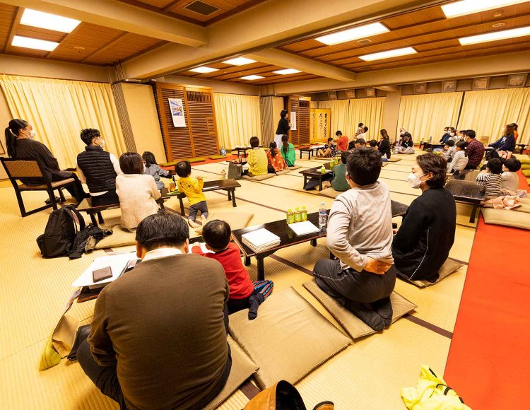 三世代で来ている家族も。