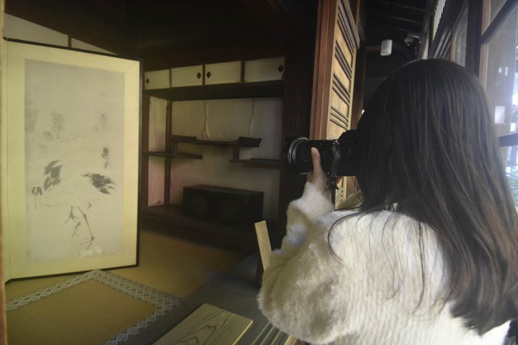 部屋全体を収めるための撮影ポジションがとれないため、部屋の全体撮影は難しい。