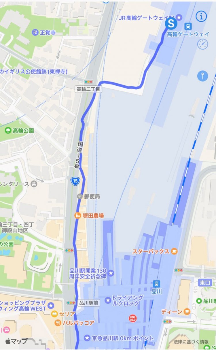 7 高輪ゲートウェイ〜品川