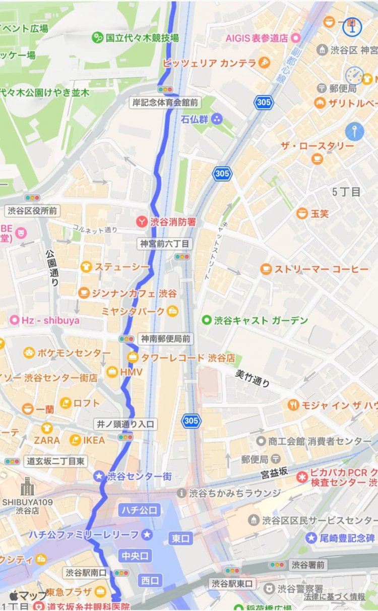 16 渋谷〜代々木1