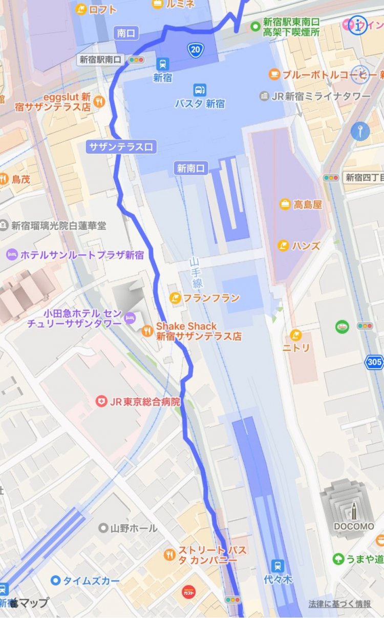 19 代々木〜新宿
