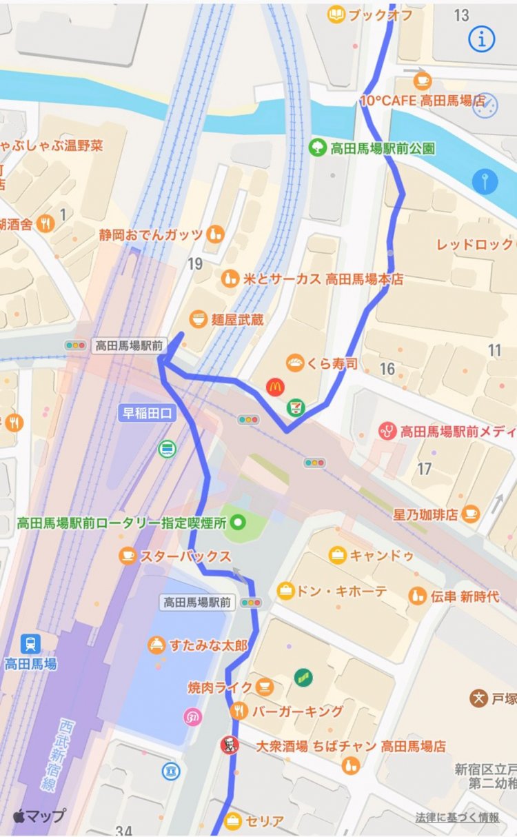 23 高田馬場〜目白1