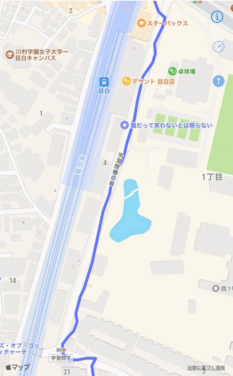 25 高田馬場〜目白3