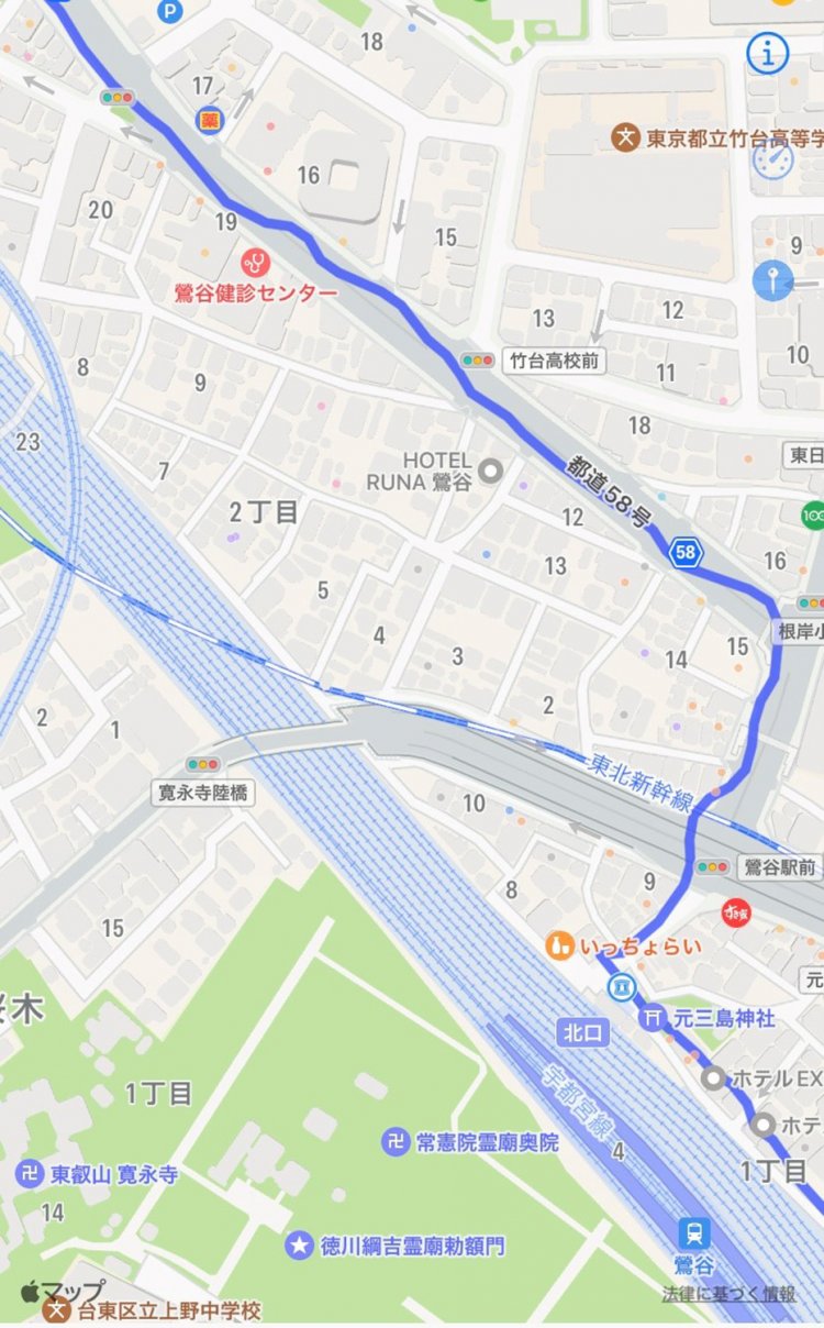 40 日暮里〜鶯谷2