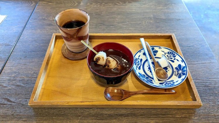 おしるこドリンクセット。