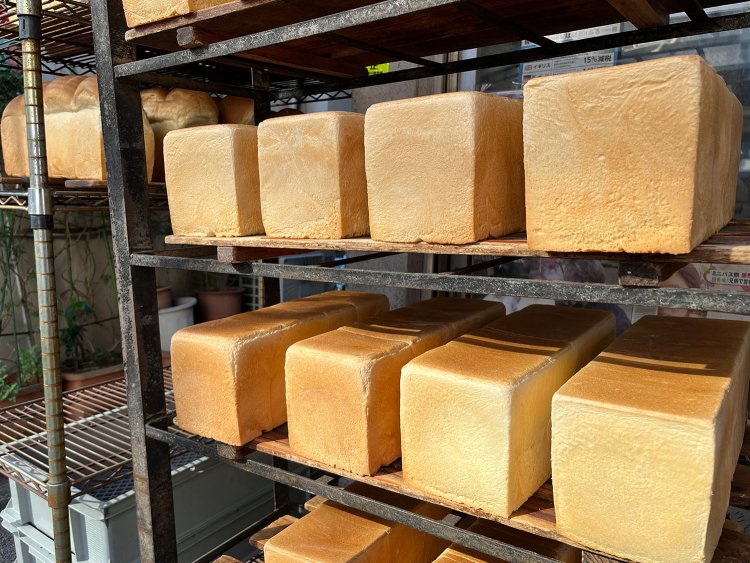 最後は駒込『パンのかわむら』で。ここで作られるパンたちが、都内の名店に続々運ばれる。