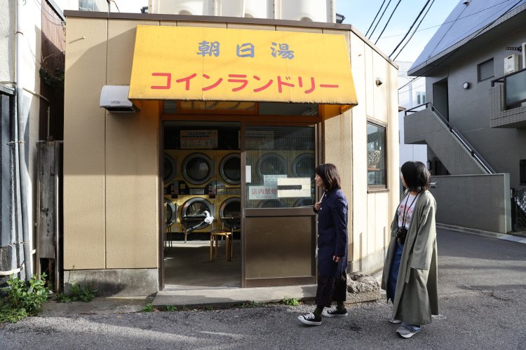 コインランドリーはかほりさんのお気に入り。作品でもたびたび登場する。