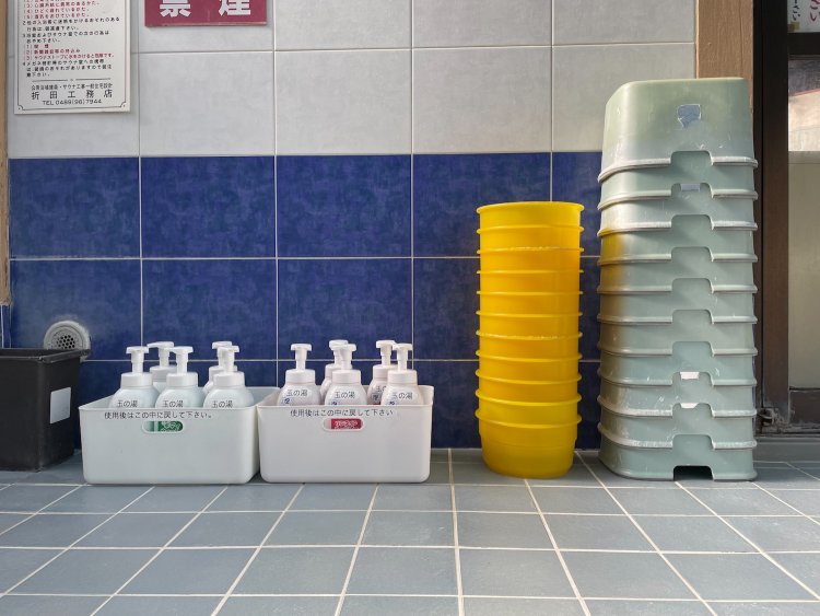 整然と並んだアメニティは丁寧な管理の証。