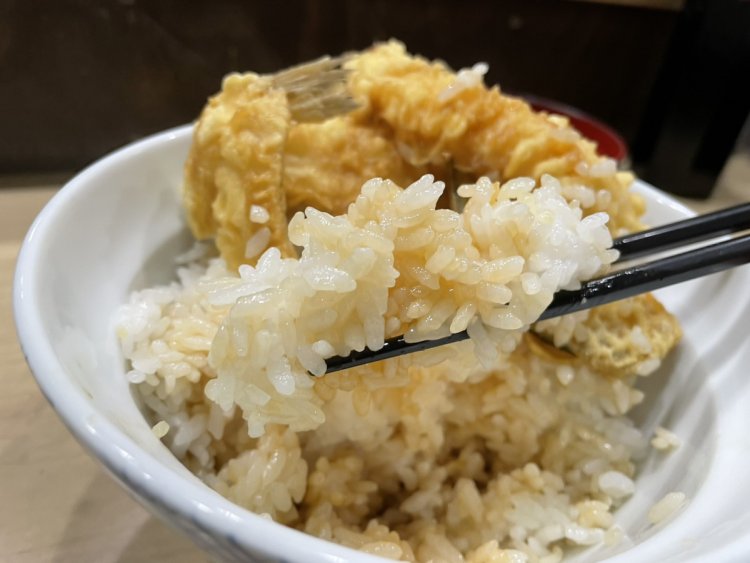 つゆの染み込んだご飯。