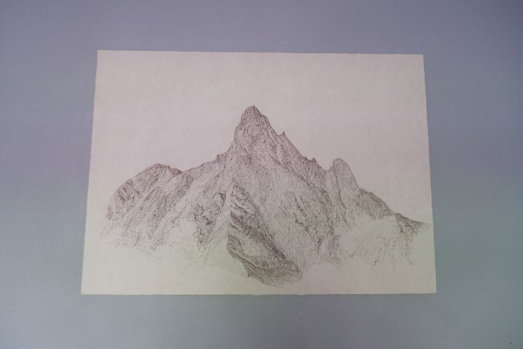 一筆描きアーティスト、NANDEさんの作品。