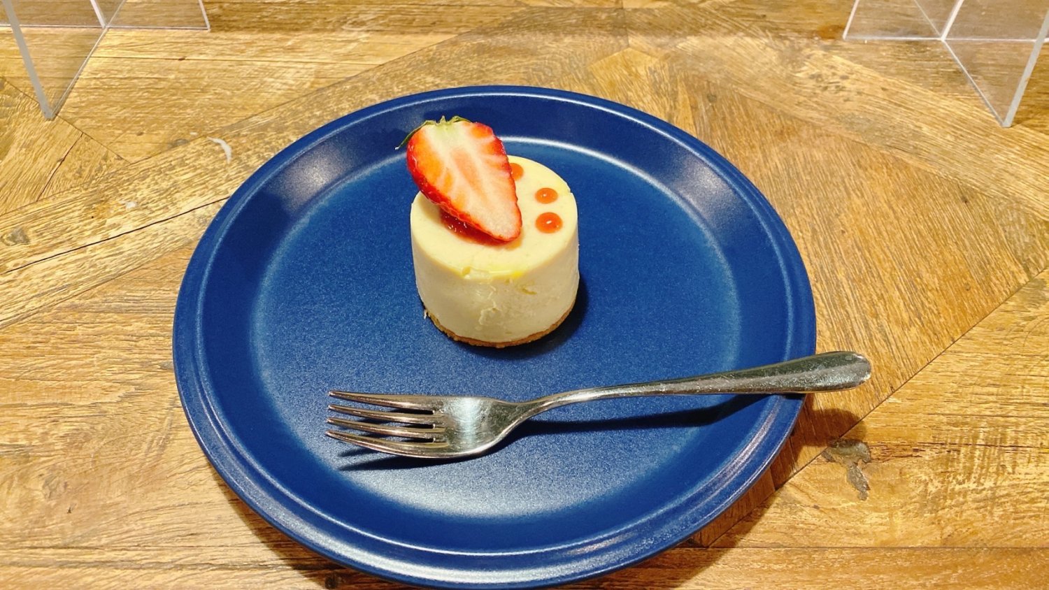 きぼうのいちごのソイレアチーズケーキ