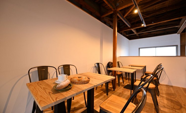 2階はイートインスペース。