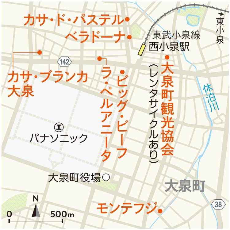 北関東移民グルメ62MAP大泉町