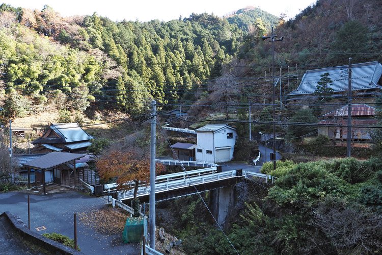 醍醐路の最奥、醍醐集落。三太郎さんの出身地。
