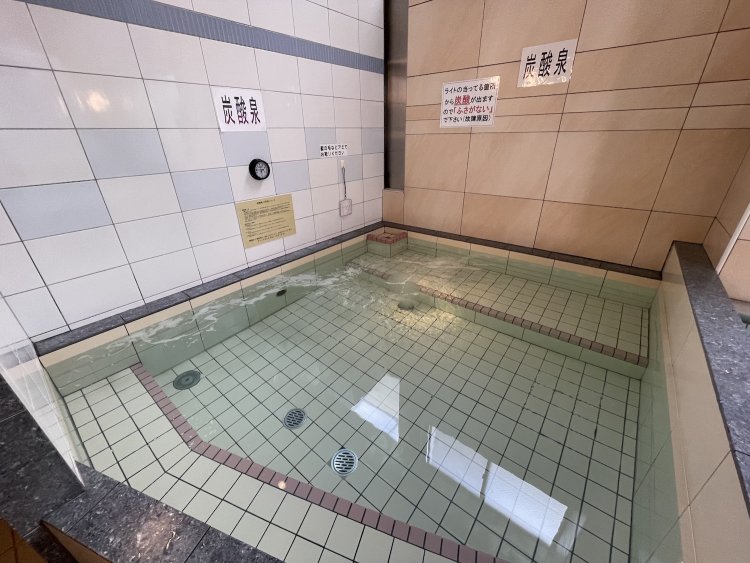 炭酸泉は健康増進にも◎。