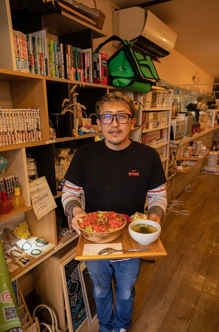 「沖縄出身の妻が作るタコライスも自慢だよ！」