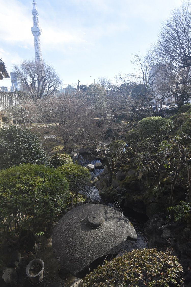 どこかエキゾチックな雰囲気をまとった待乳山聖天の本堂