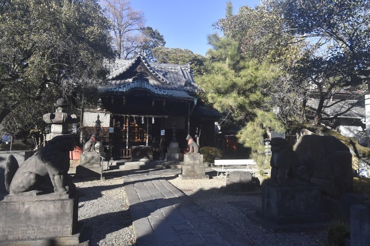 かつて稲荷周辺は自然が色濃く、風流な地であった。