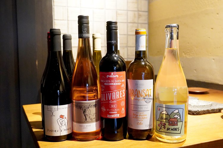 ワインの品揃えがとても豊富。