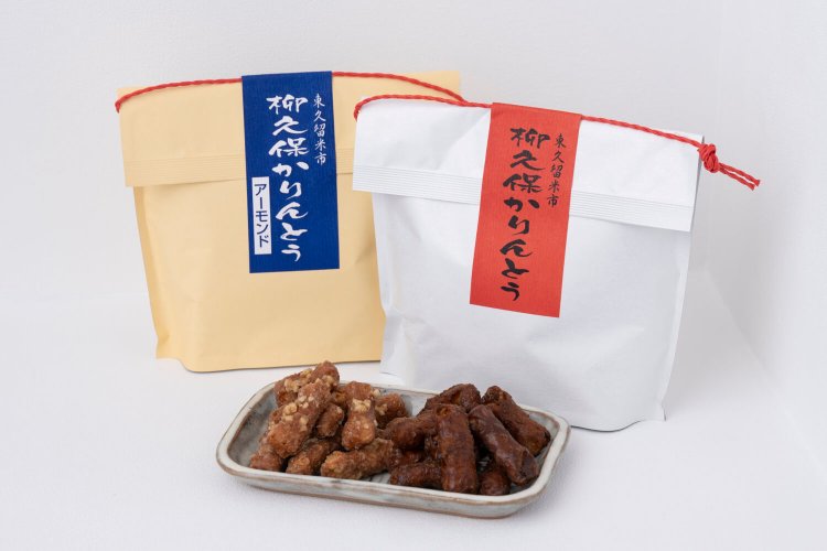 味は黒糖（右）とアーモンドがあり、各400円。