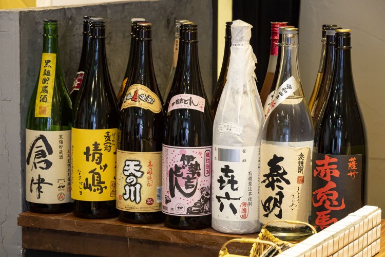 泰明など焼酎の強炭酸のソーダ割が人気。