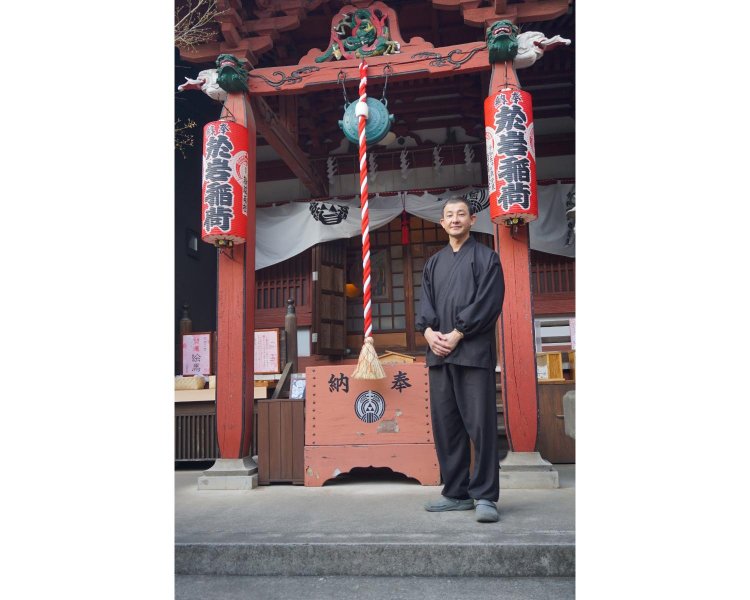 お父様が、ご縁あって陽運寺のご住職に。2017年に植松健郎さんが後を継ぎ、第五世のご住職となる。