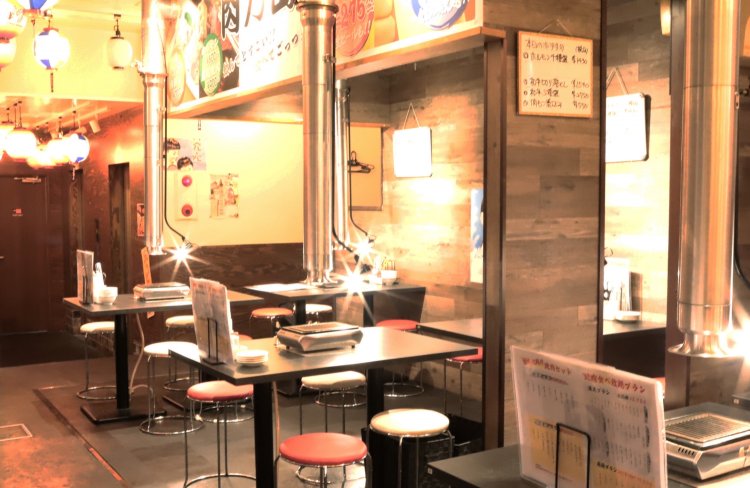 レトロ感のある店内。
