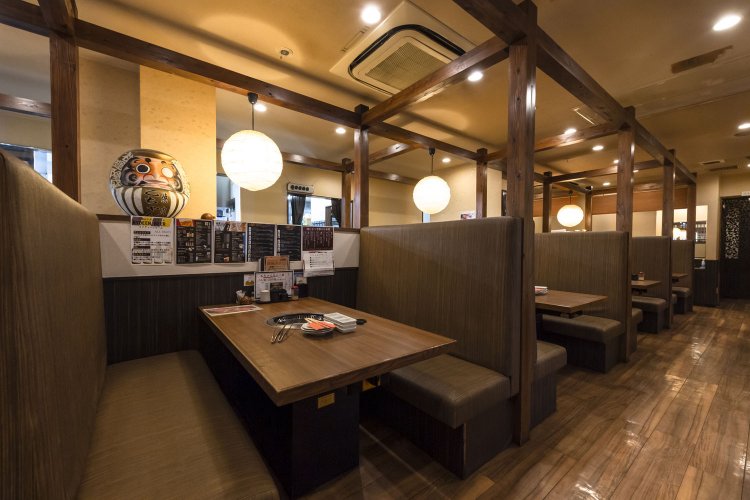 ボックス席が中心。