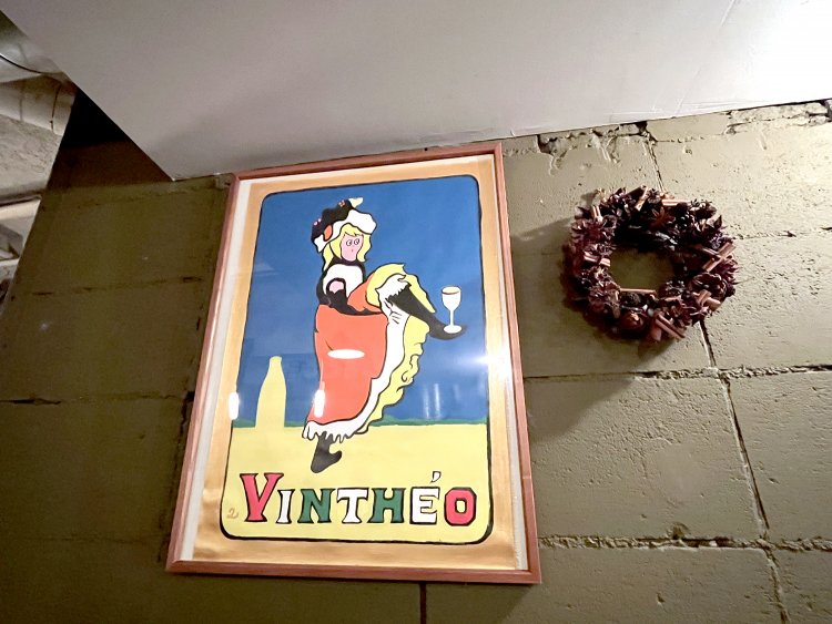 店内を飾るイラストもステキだ。