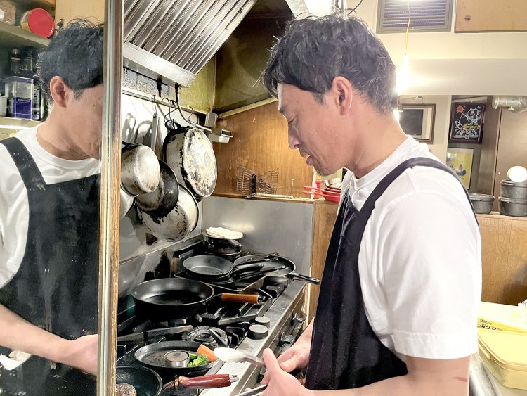 オーナーの仲道敏夫さん。