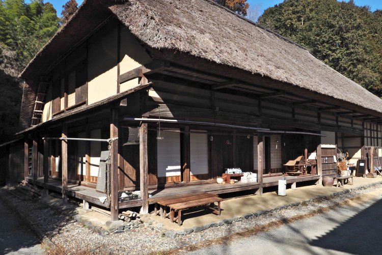 ちょうど300年前に建った吉田家住宅。広さは200㎡ほどある。
