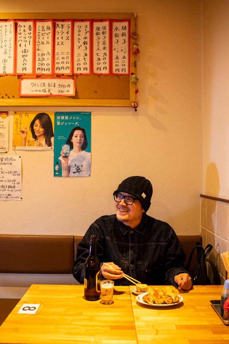 江口寿史と柏7ホワイト餃子柏店