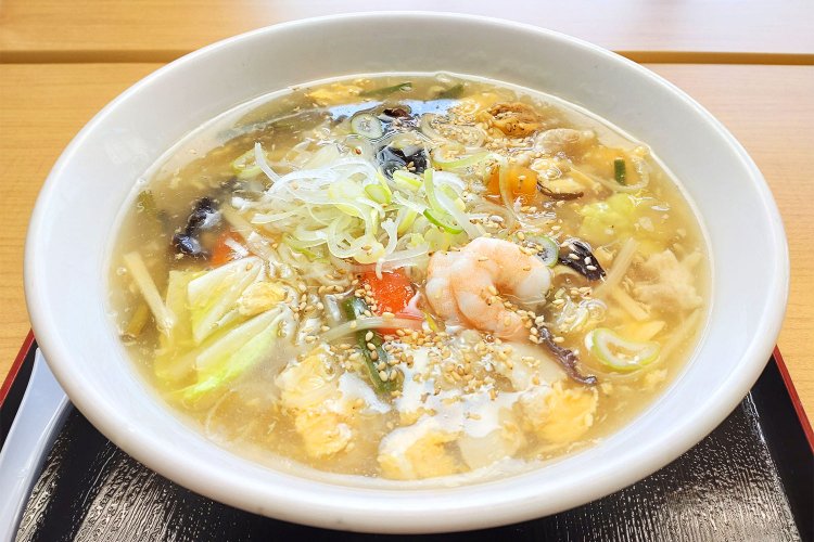 道の駅レストランのガタタンラーメン。写真提供＝（一社）芦別観光協会