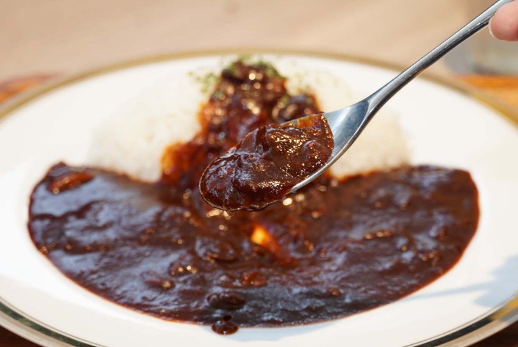 早矢仕ライス1180円。選べるセットドリンク付きなら1380円。