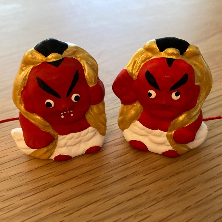 こちらも友人のお土産。最終的には私が吽形を、友人が阿形を選んだ。