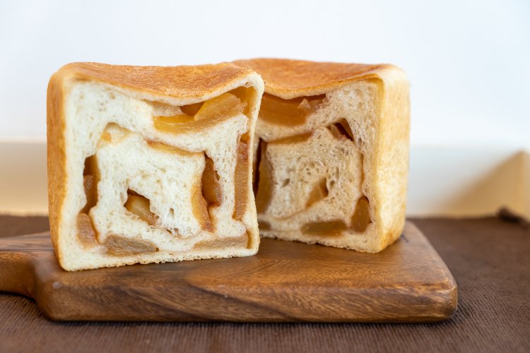 アップルシナモンブレッドは、りんごがたっぷり。