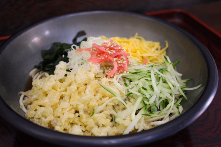 冷やしたぬきは600円。季節ものだ。