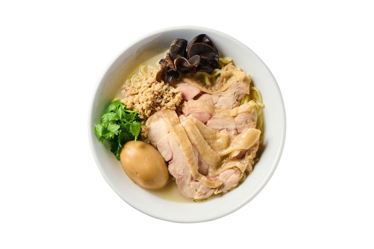 全部のせ鶏白湯らーめん。