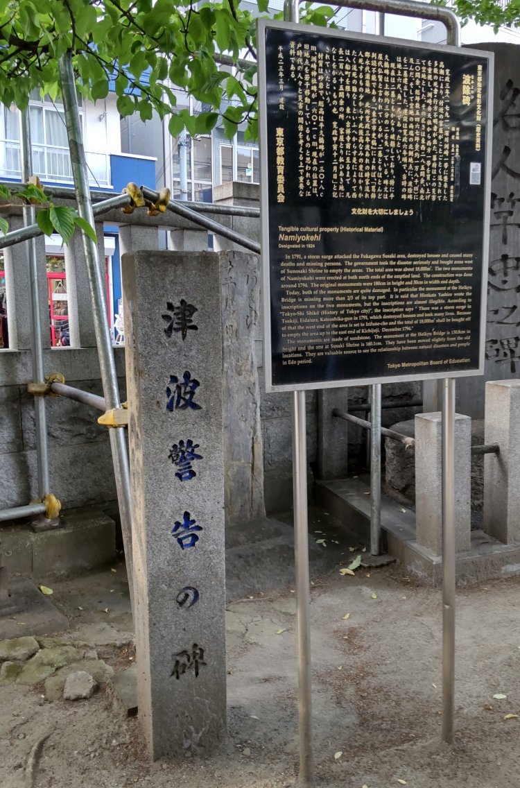 1791年、深川・洲崎一帯を襲った高潮により多数の死者・行方不明者が出たことを伝えている。