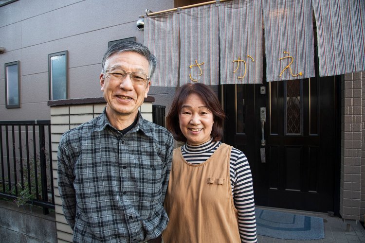 塩味控えめのつゆなどは、重夫さんが試食し味を助言。夫婦二人三脚で、今の味わいに。