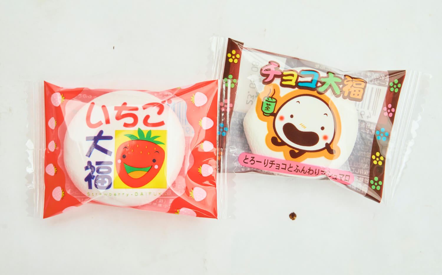 中沢さんのイチオシ：いちご大福&チョコ大福 各10円
