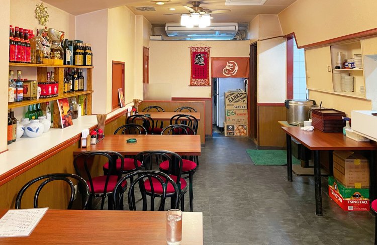 清潔感のある店内。